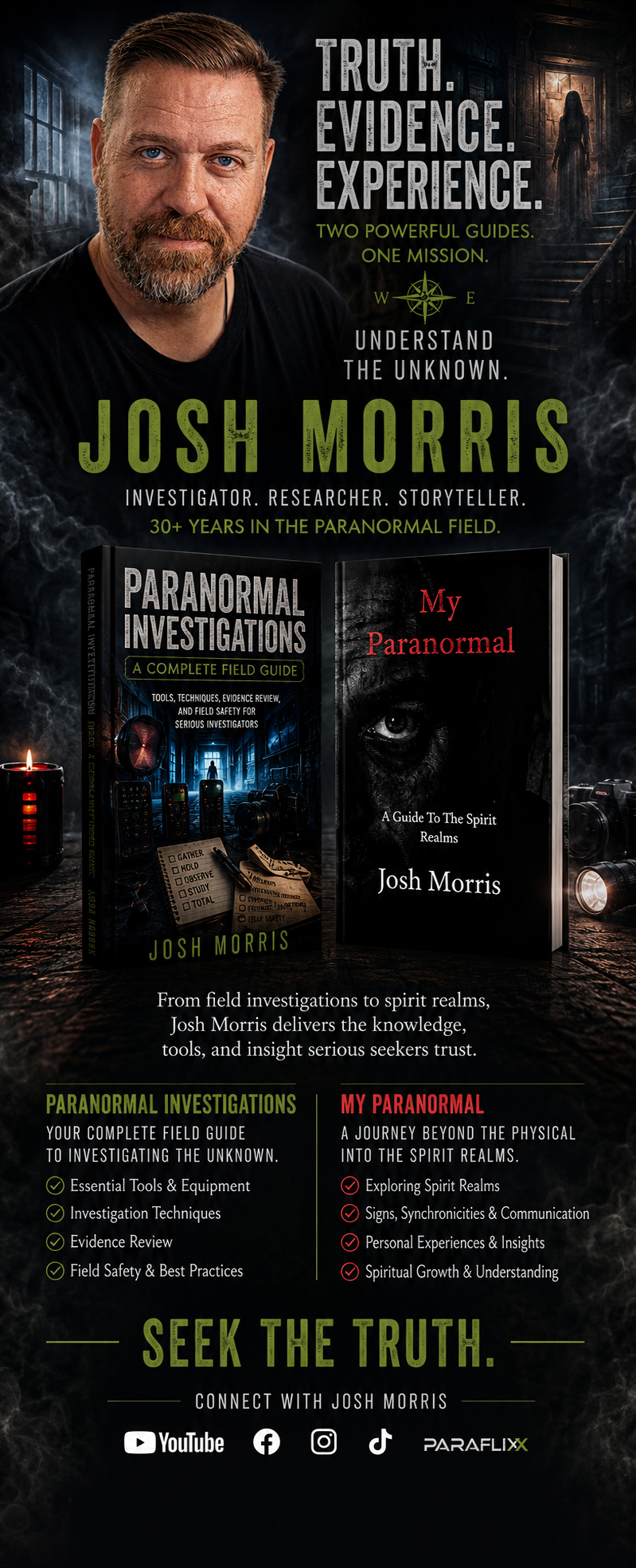 Josh Morris — Investigator, Researcher, Storyteller
